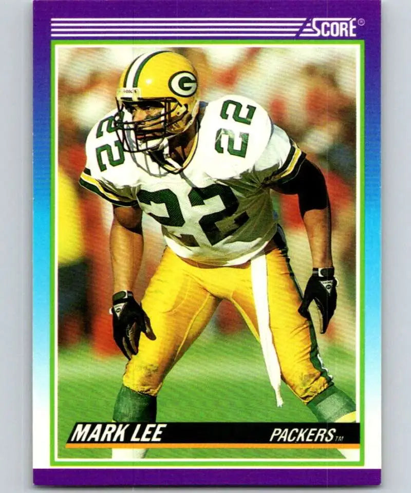1990 Score #491 Mark Lee NM-MT Green Bay Packers Football Card - Football Card Single