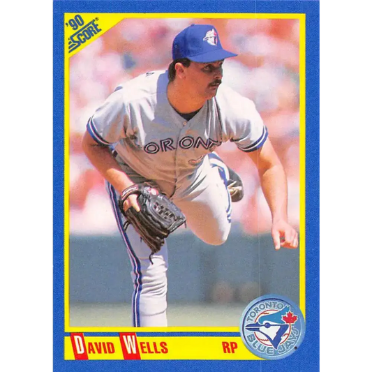 1990 Score #491b David Wells COR NM-MT Toronto Blue Jays Baseball Card - Baseball Card Single