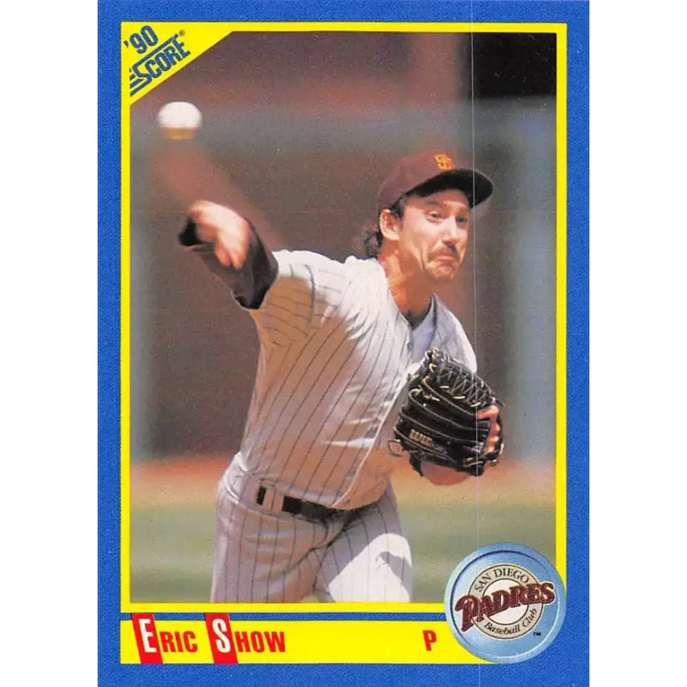 1990 Score #493 Eric Show NM-MT San Diego Padres Baseball Card - Baseball Card Single