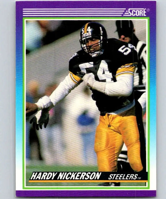 1990 Score #495 Hardy Nickerson NM-MT Pittsburgh Steelers Football Card