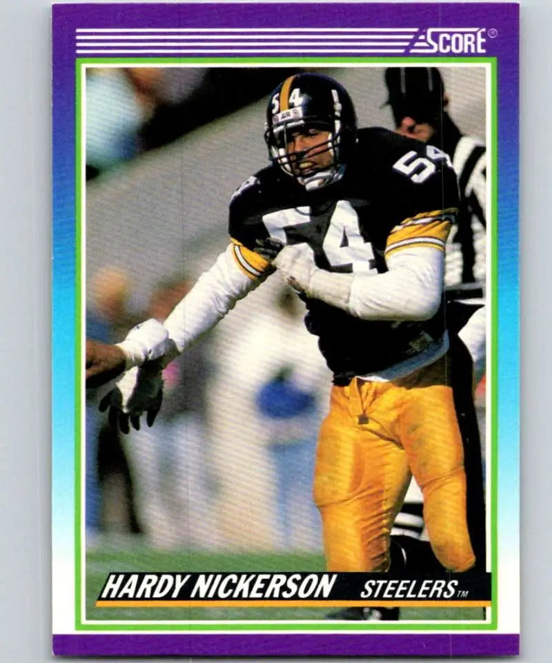 1990 Score #495 Hardy Nickerson NM-MT Pittsburgh Steelers Football Card