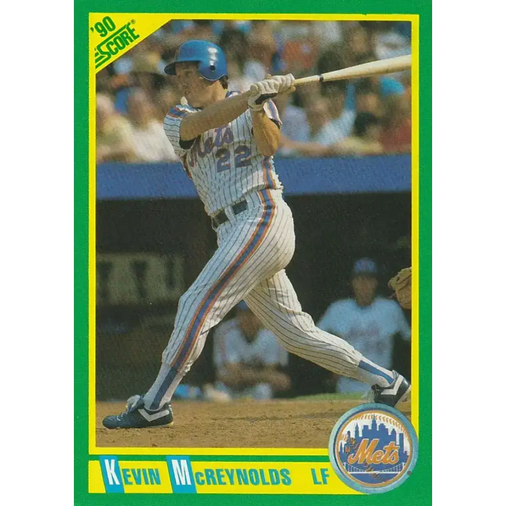 1990 Score #5 Kevin McReynolds NM-MT New York Mets Baseball Card - Baseball Card Single