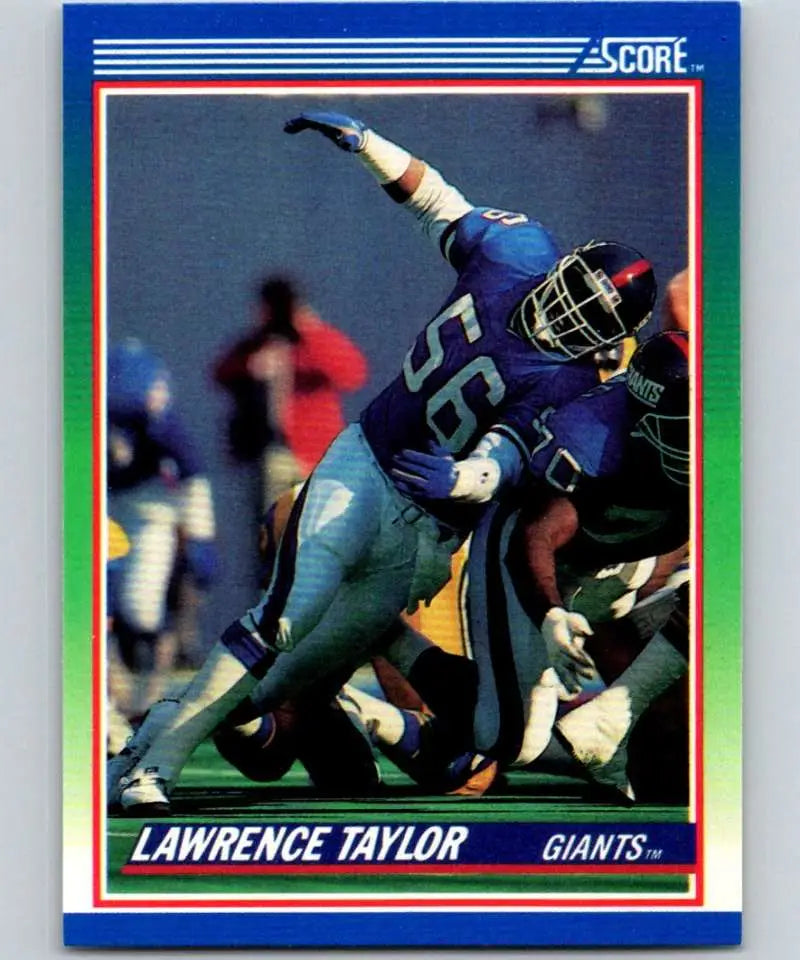 1990 Score #50 Lawrence Taylor NM-MT New York Giants Football Card - Football Card Single