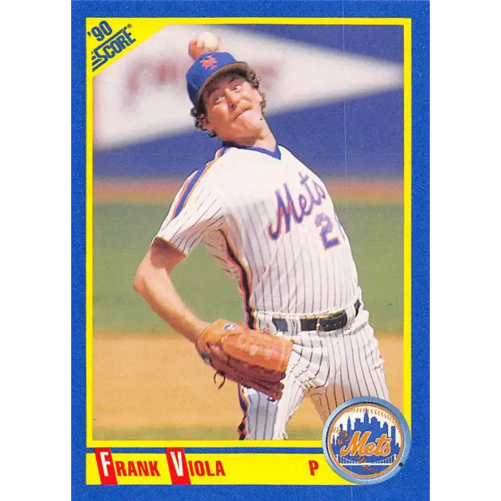 1990 Score #500 Frank Viola NM-MT New York Mets Baseball Card - Baseball Card Single