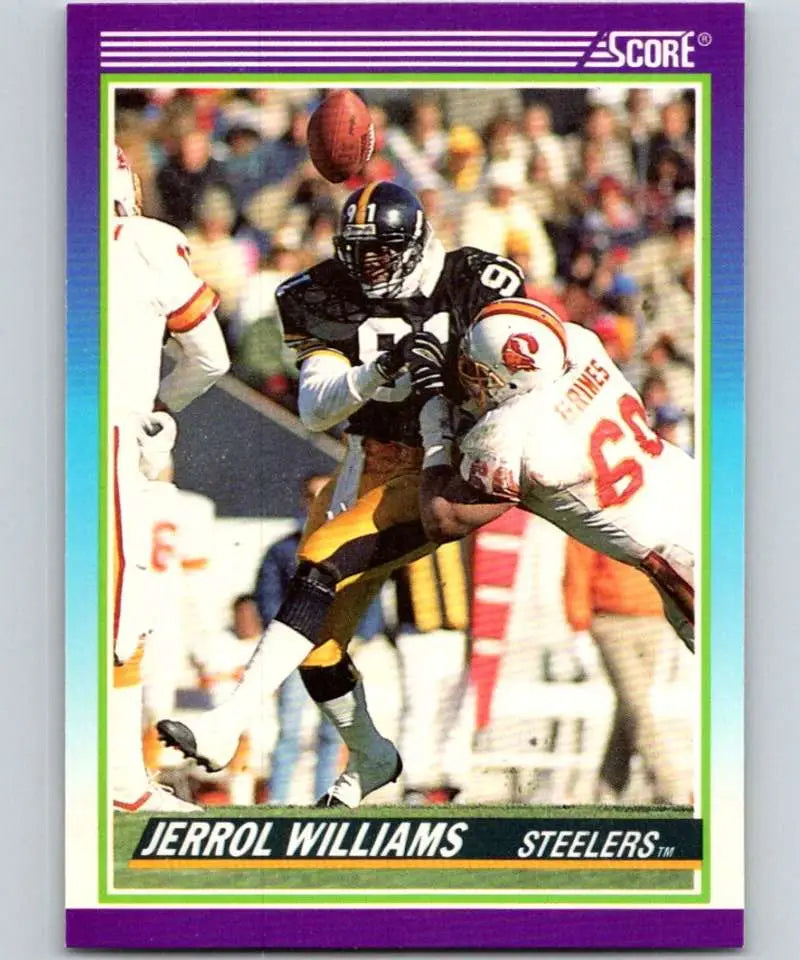 1990 Score #501 Jerrol Williams NM-MT Pittsburgh Steelers Football Card