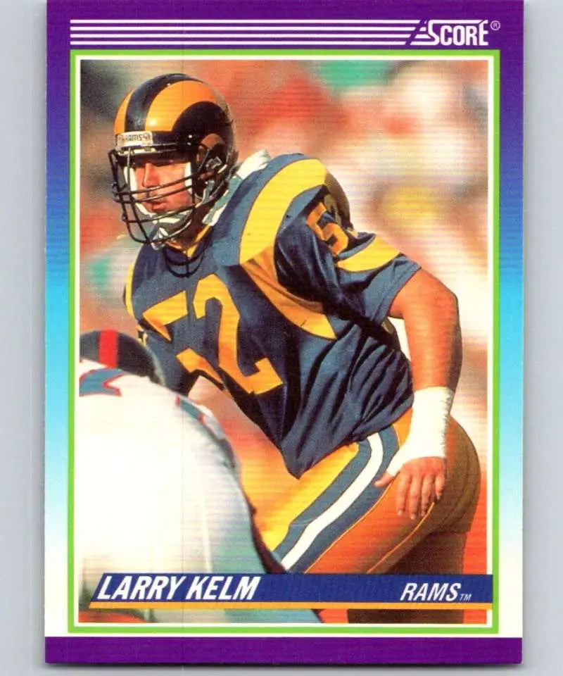 1990 Score #503 Larry Kelm NM-MT RC Rookie Los Angeles Rams Football Card