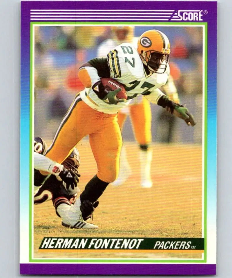 1990 Score #504 Herman Fontenot NM-MT Green Bay Packers Football Card - Football Card Single