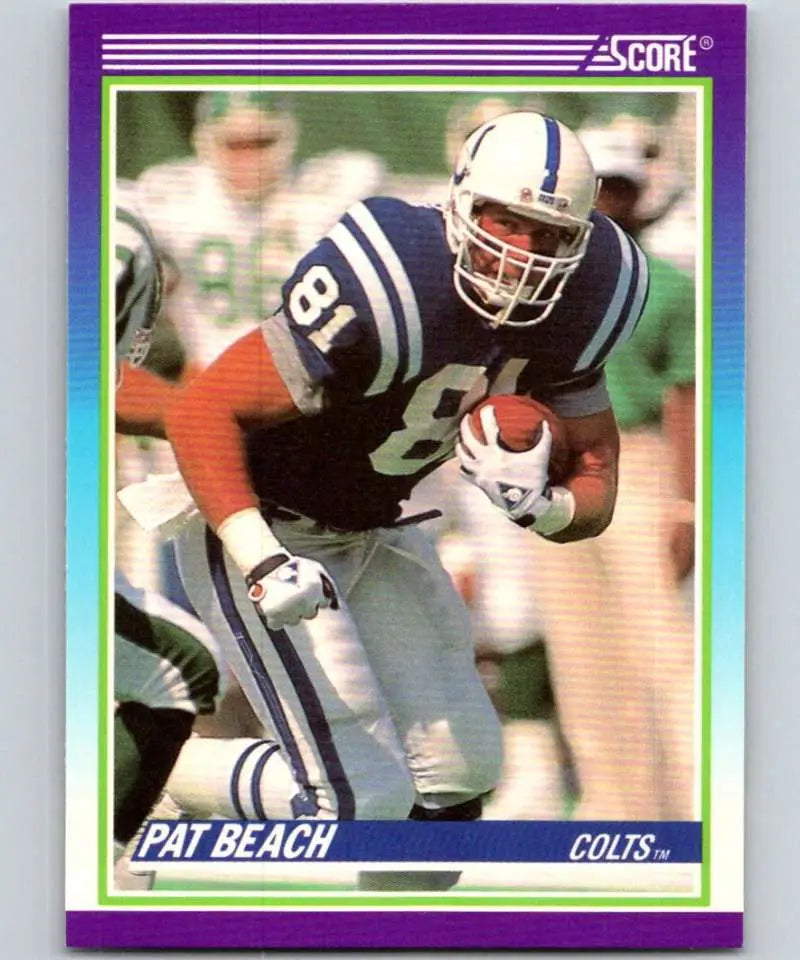 1990 Score #505 Pat Beach NM-MT Indianapolis Colts Football Card