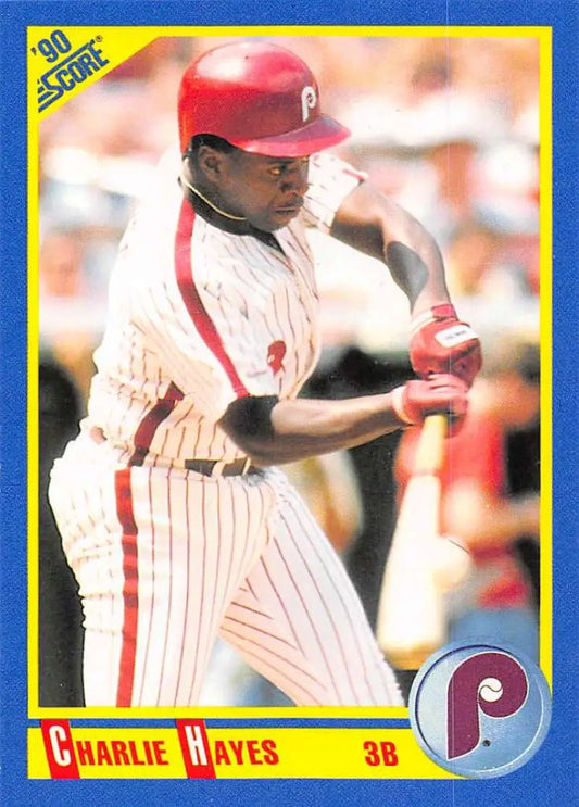 1990 Score #507 Charlie Hayes EX Excellent Philadelphia Phillies Baseball Card