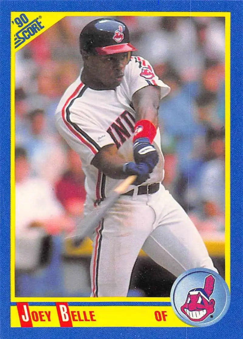 1990 Score #508 Albert Belle EX Excellent Cleveland Indians Baseball Card - Baseball Card Single