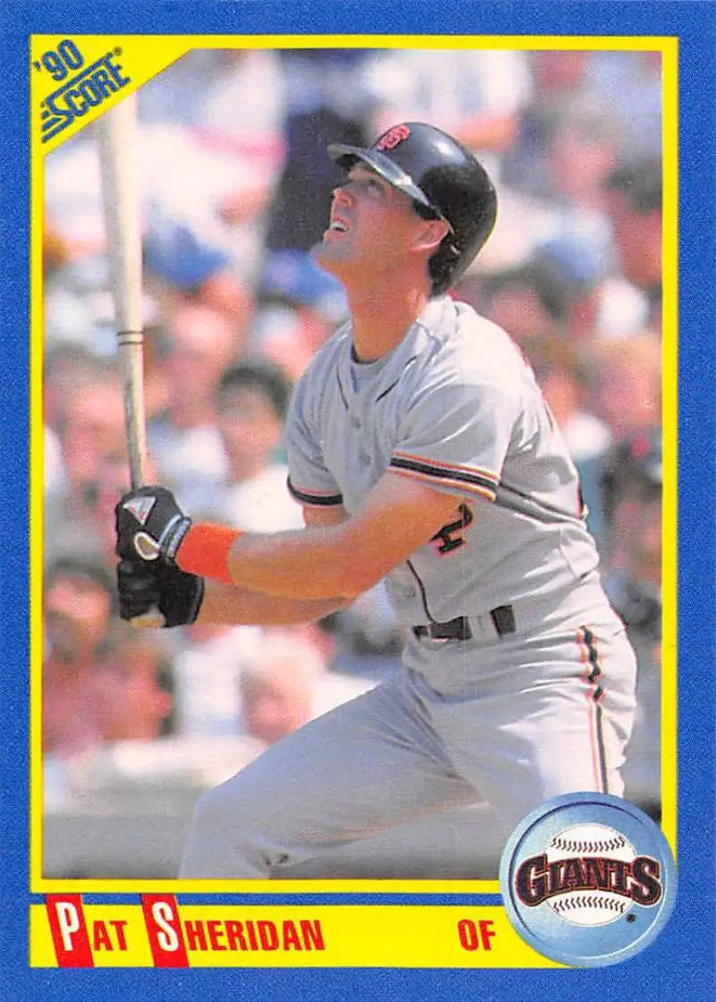 1990 Score #509 Pat Sheridan EX Excellent San Francisco Giants Baseball Card - Baseball Card Single