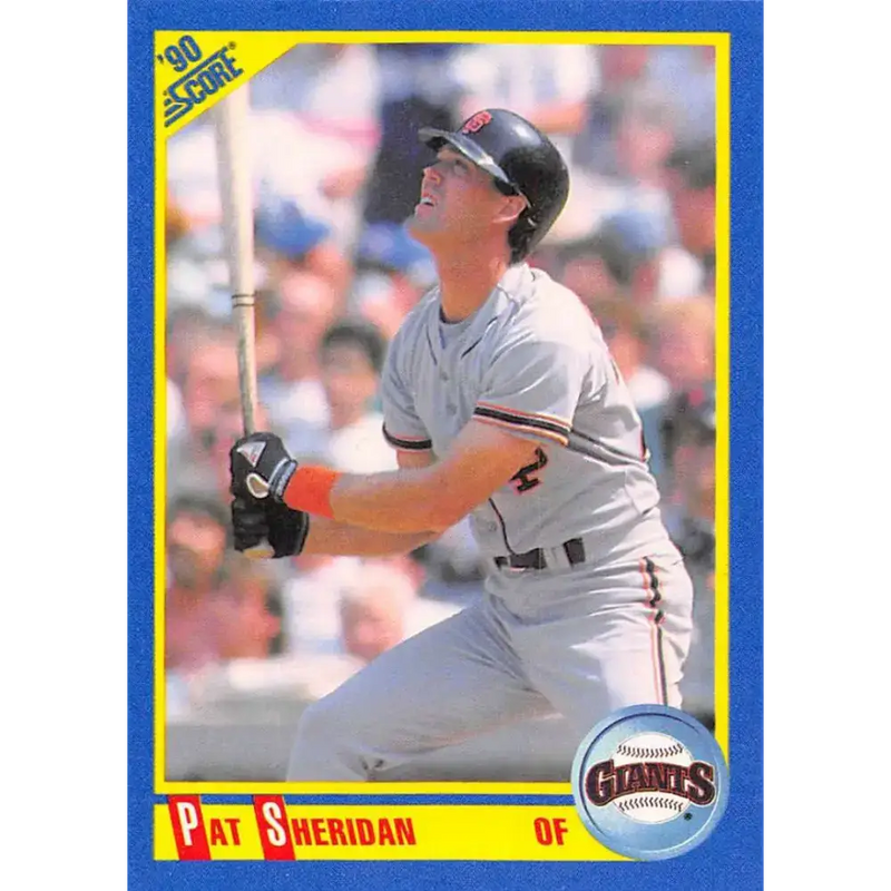 1990 Score #509 Pat Sheridan NM-MT San Francisco Giants Baseball Card - Baseball Card Single