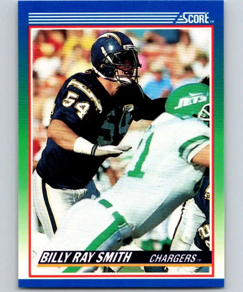 1990 Score #51 Billy Ray Smith NM-MT San Diego Chargers Football Card - Football Card Single