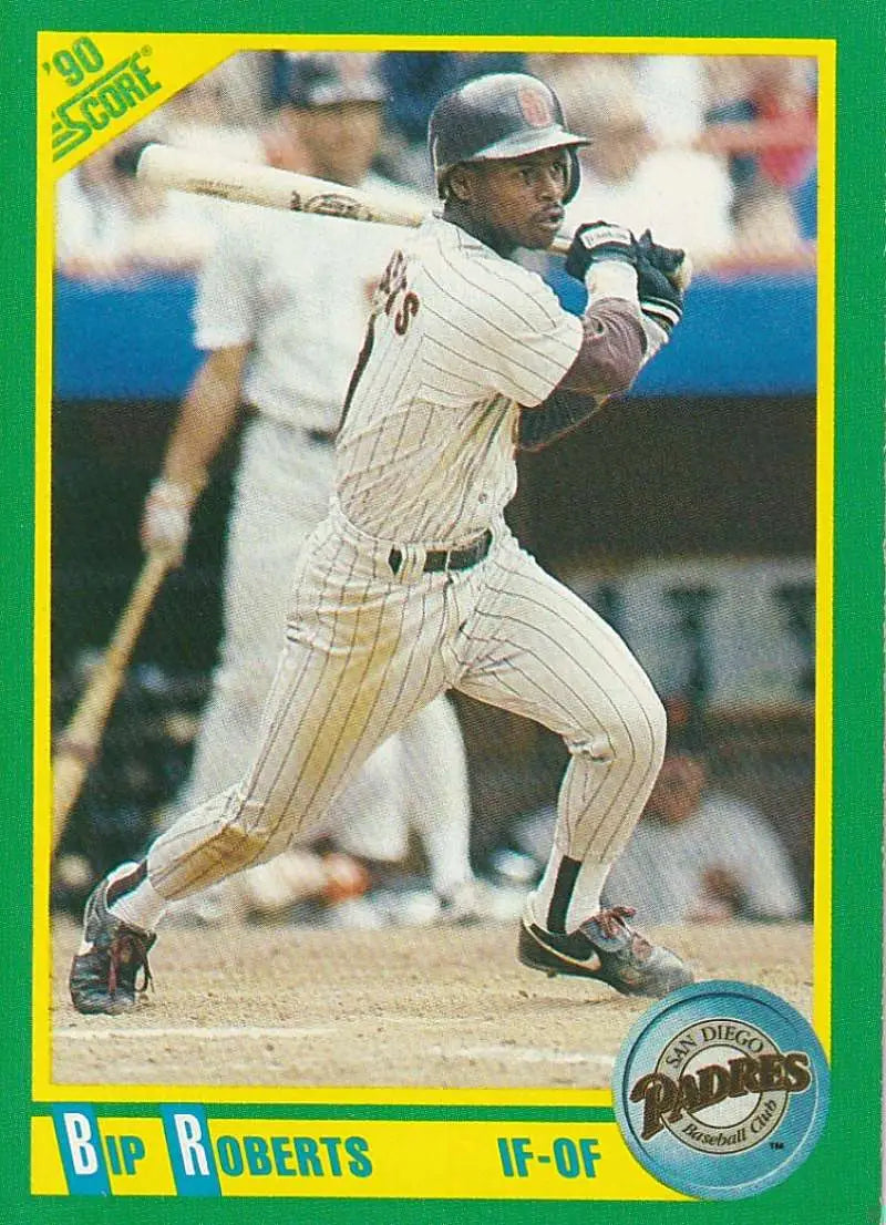 1990 Score #51 Bip Roberts EX Excellent San Diego Padres Baseball Card - Baseball Card Single