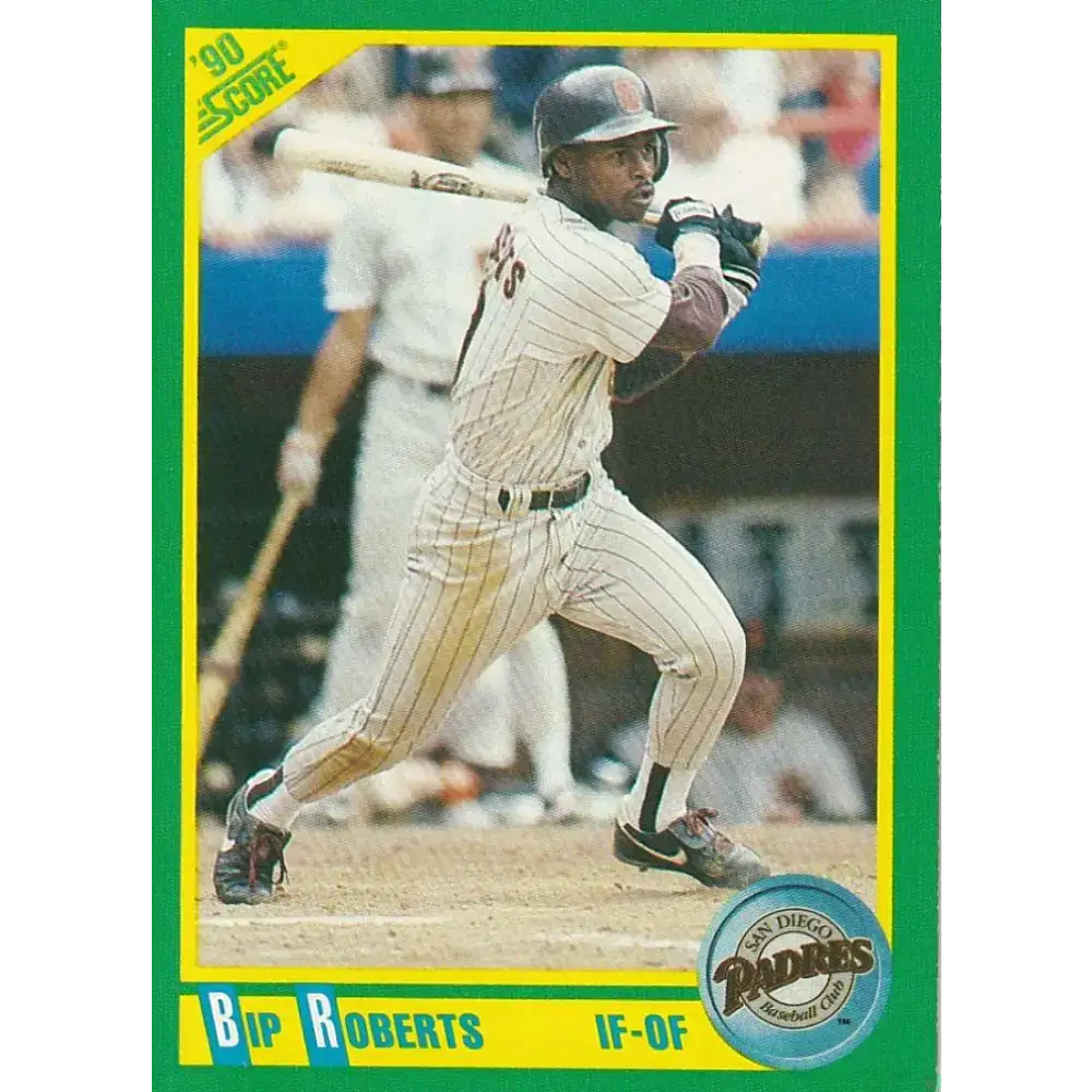 1990 Score #51 Bip Roberts NM-MT San Diego Padres Baseball Card - Baseball Card Single