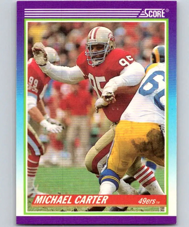 1990 Score #510 Michael Carter NM-MT San Francisco 49ers Football Card - Football Card Single