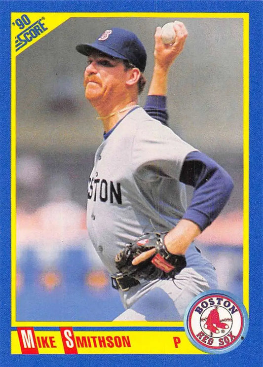 1990 Score #512 Mike Smithson EX Excellent Boston Red Sox Baseball Card - Baseball Card Single