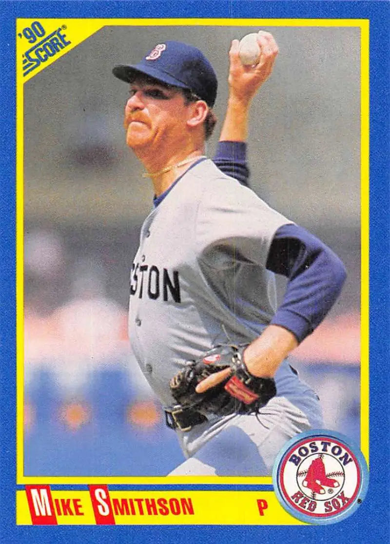 1990 Score #512 Mike Smithson EX Excellent Boston Red Sox Baseball Card - Baseball Card Single