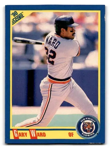 1990 Score #513 Gary Ward Detroit Tigers Baseball Cards EX/NM ID:64401 - Baseball Card Single