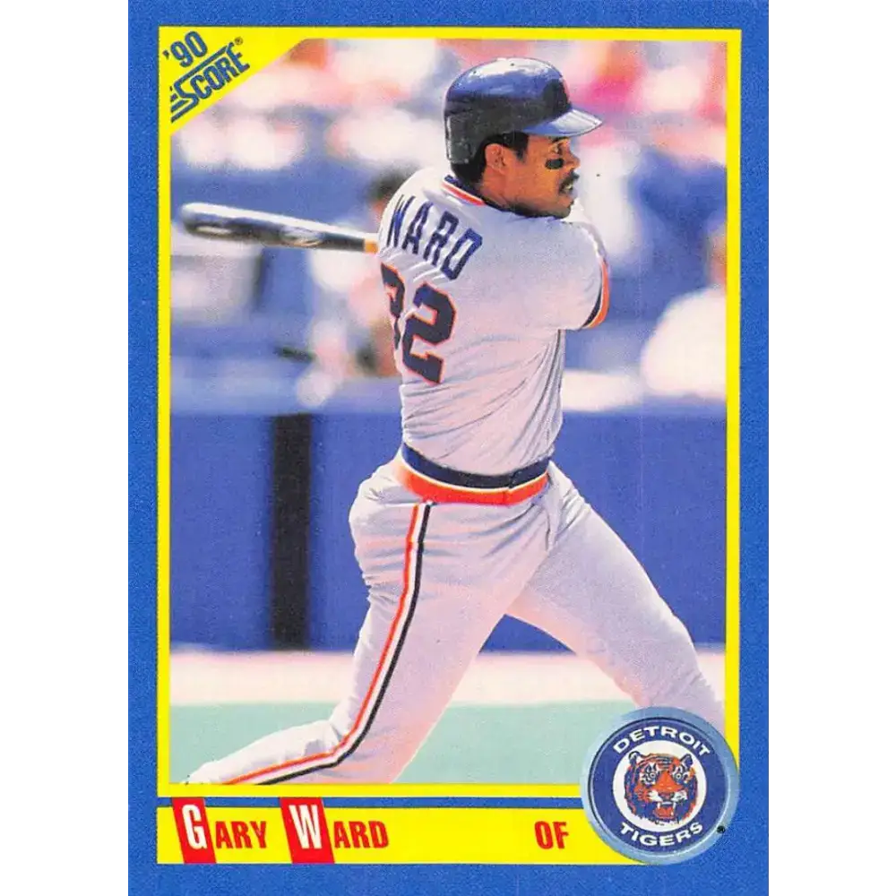1990 Score #513 Gary Ward NM-MT Detroit Tigers Baseball Card - Baseball Card Single