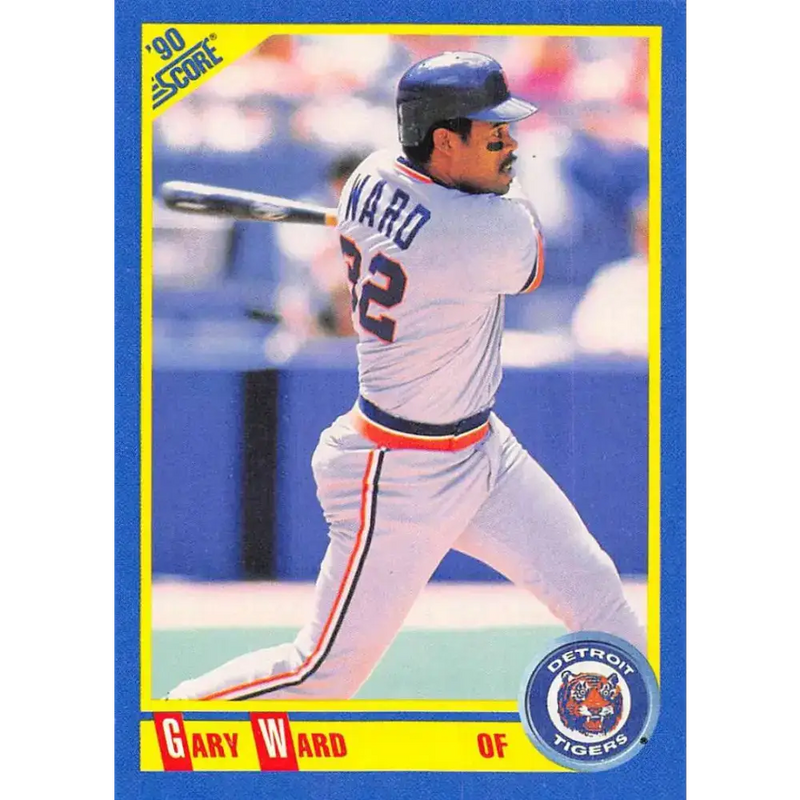 1990 Score #513 Gary Ward NM-MT Detroit Tigers Baseball Card - Baseball Card Single