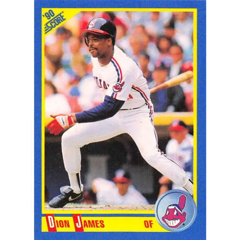 1990 Score #514 Dion James NM-MT Cleveland Indians Baseball Card - Baseball Card Single