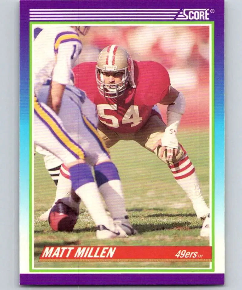 1990 Score #514 Matt Millen NM-MT San Francisco 49ers Football Card - Football Card Single