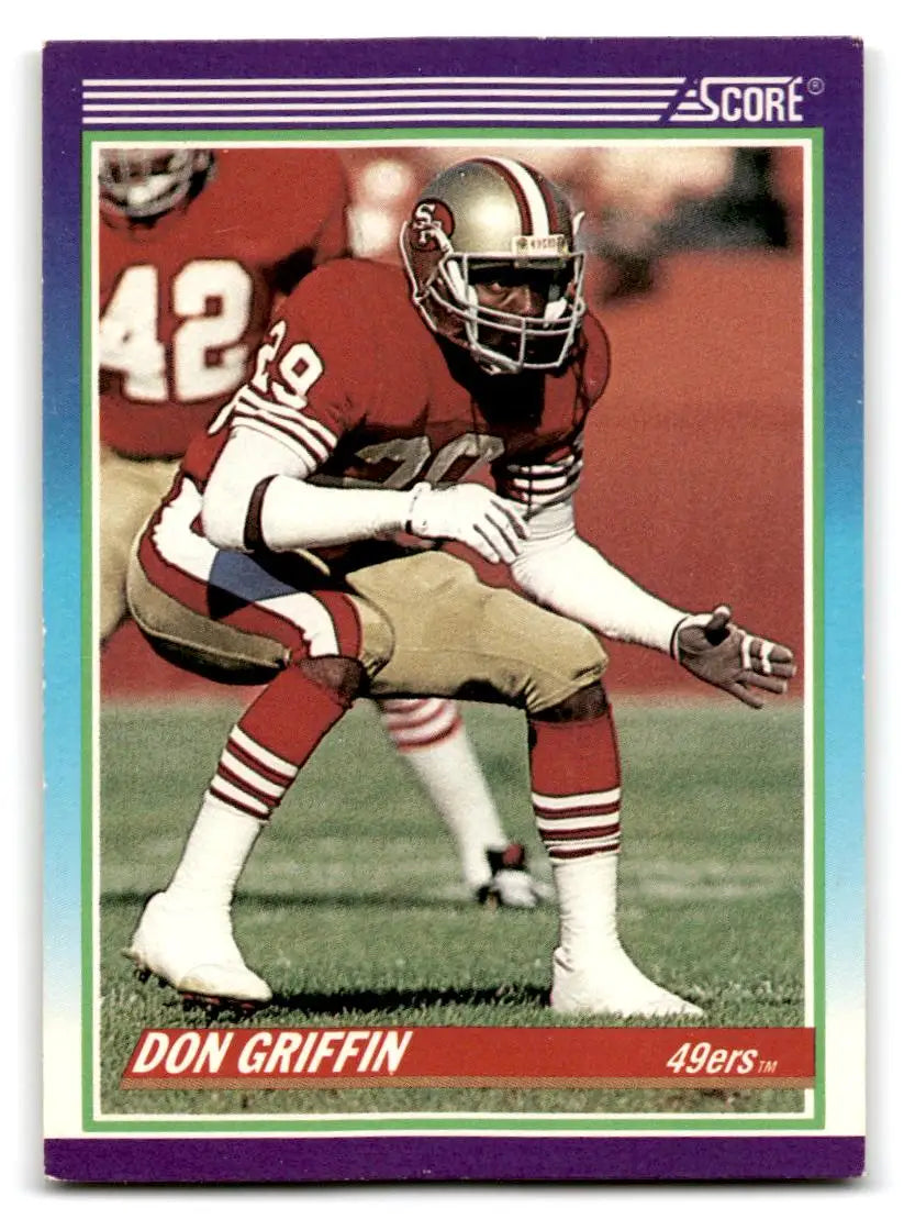 1990 Score #515 Don Griffin - Football Card Single