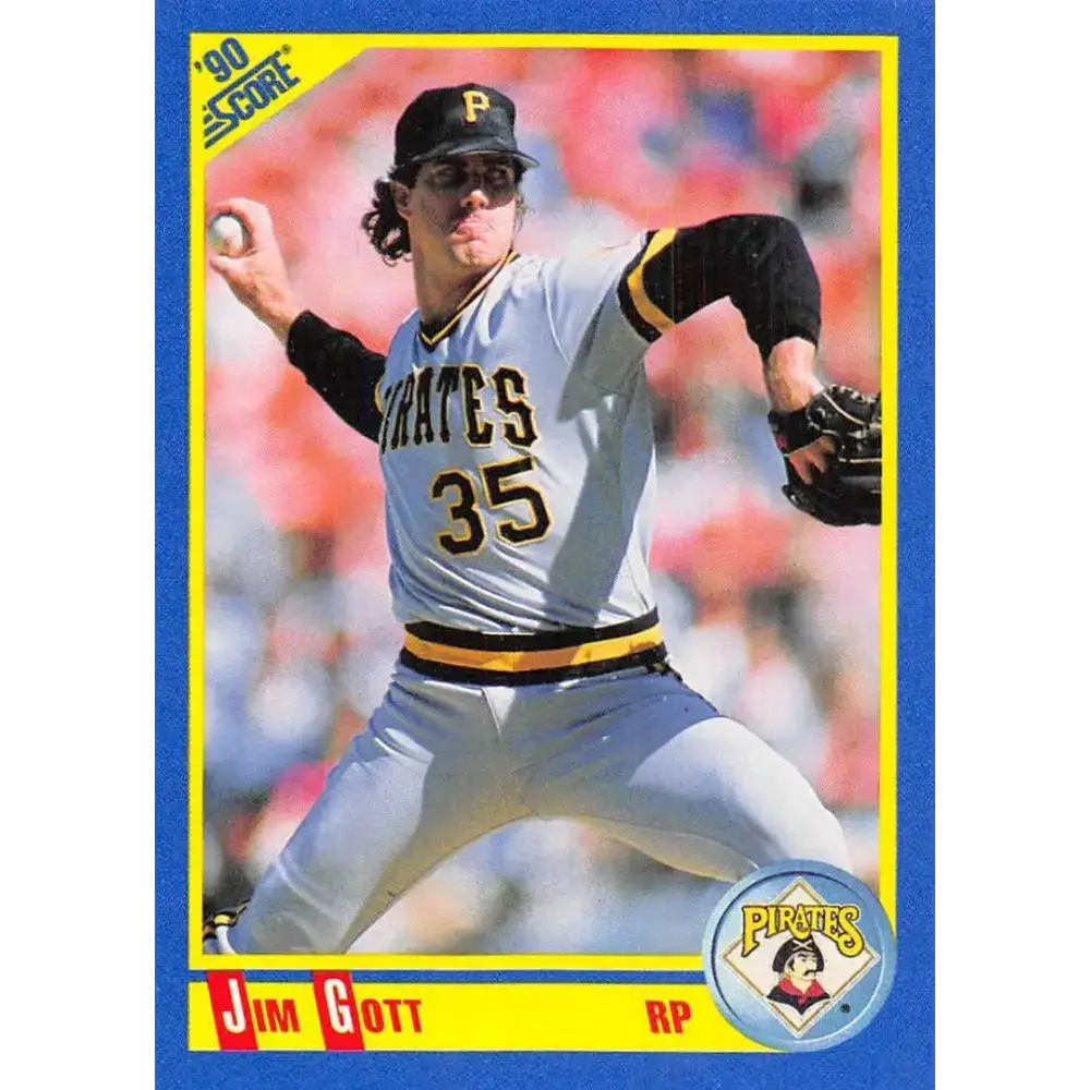 1990 Score #515 Jim Gott NM-MT Pittsburgh Pirates Baseball Card - Baseball Card Single