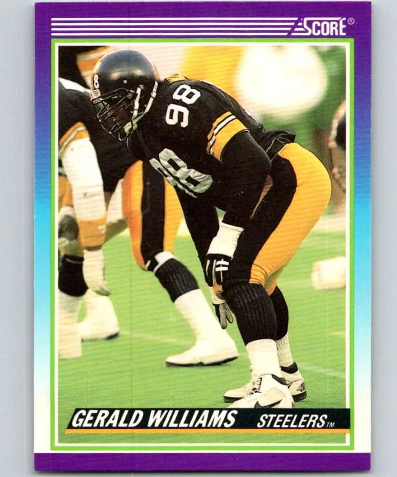 1990 Score #517 Gerald Williams NM-MT RC Rookie Pittsburgh Steelers Football Card - Football Card Single