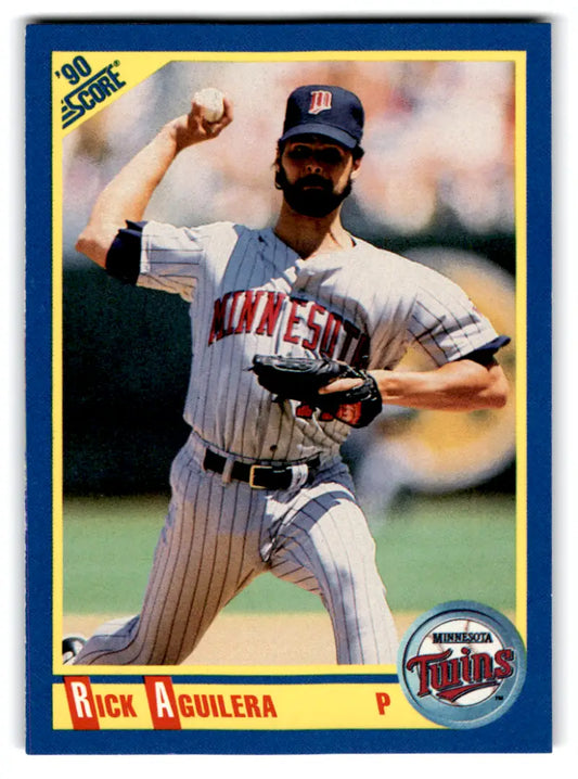 1990 Score #519 Rick Aguilera NM-MT Twins ID:70042 - Baseball Card Single