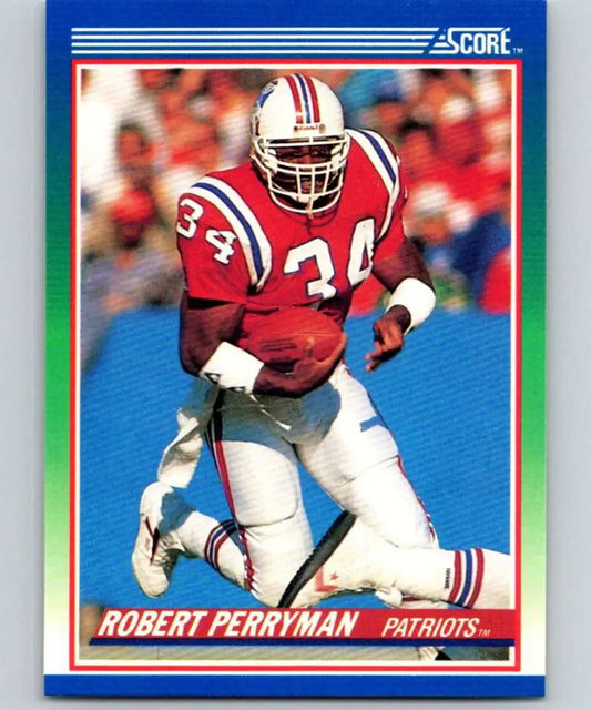 1990 Score #52 Robert Perryman NM-MT New England Patriots Football Card