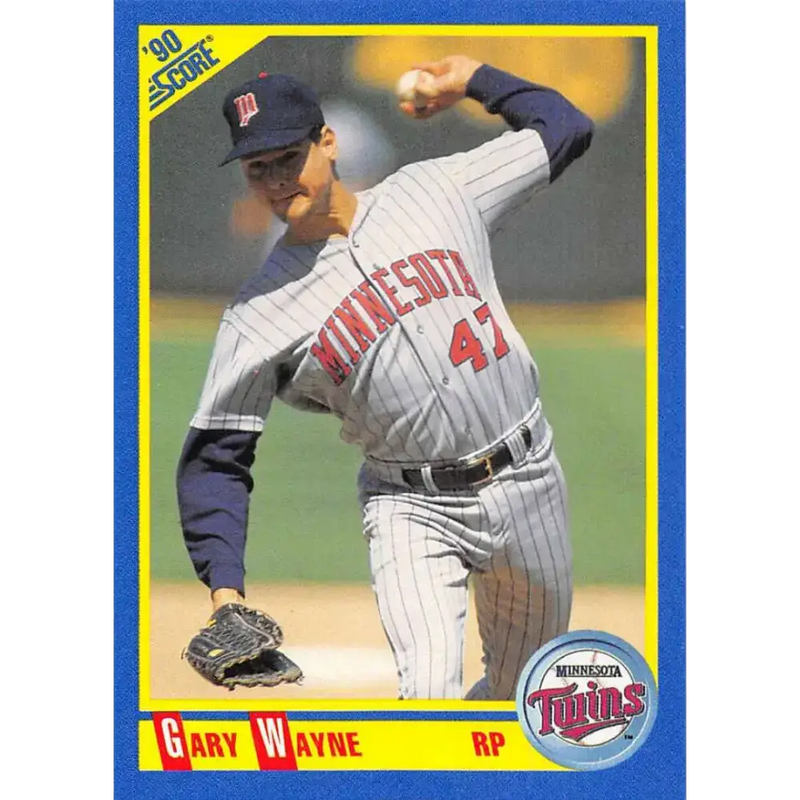 1990 Score #527 Gary Wayne NM-MT Minnesota Twins Baseball Card - Baseball Card Single