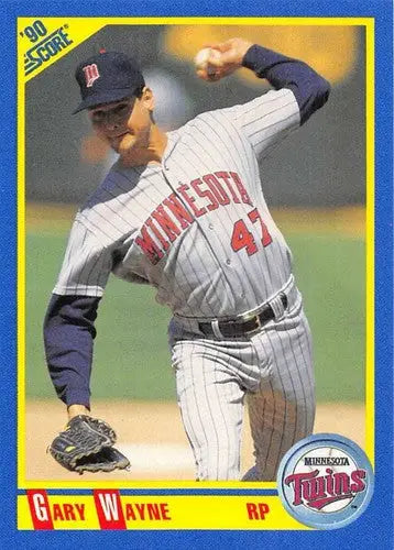 1990 Score #527 Gary Wayne NM-MT Twins - Baseball Card Single