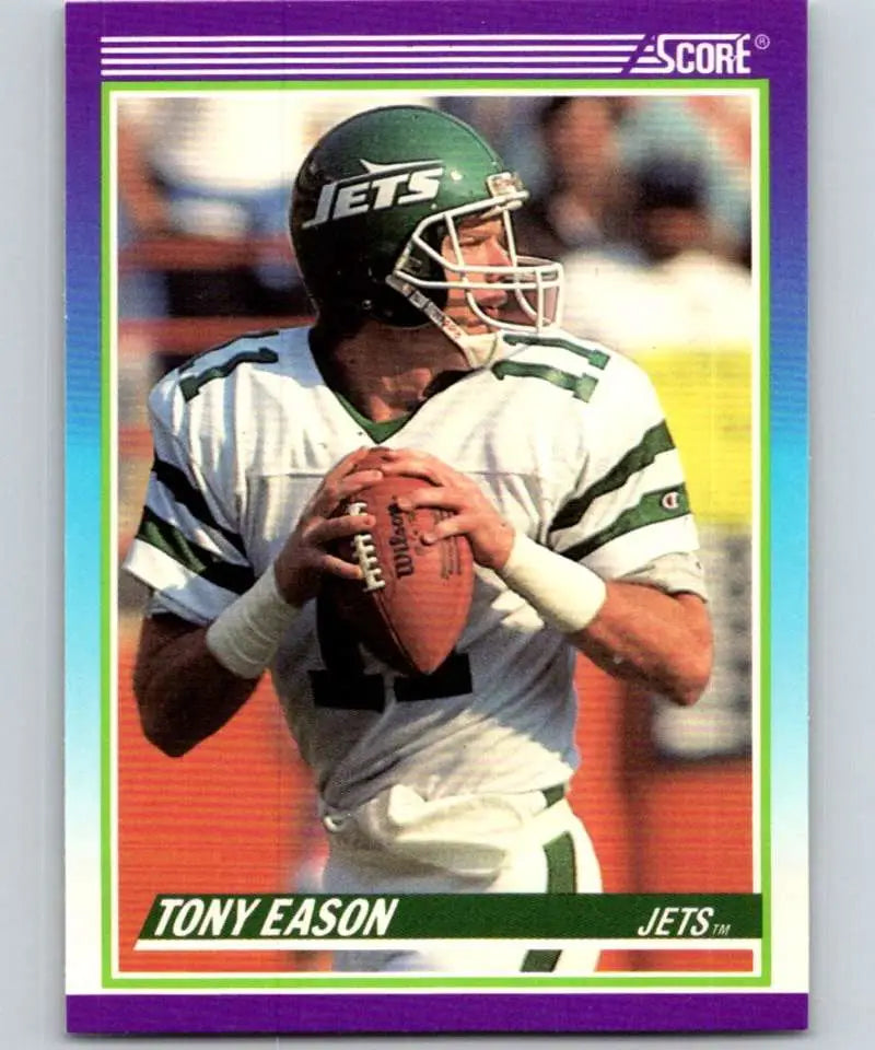1990 Score #527 Tony Eason NM-MT New York Jets Football Card - Football Card Single