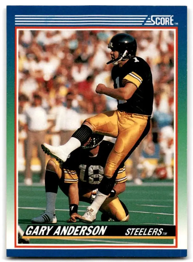 1990 Score #53 Gary Anderson NM-MT Pittsburgh Steelers Football Card - Football Card Single