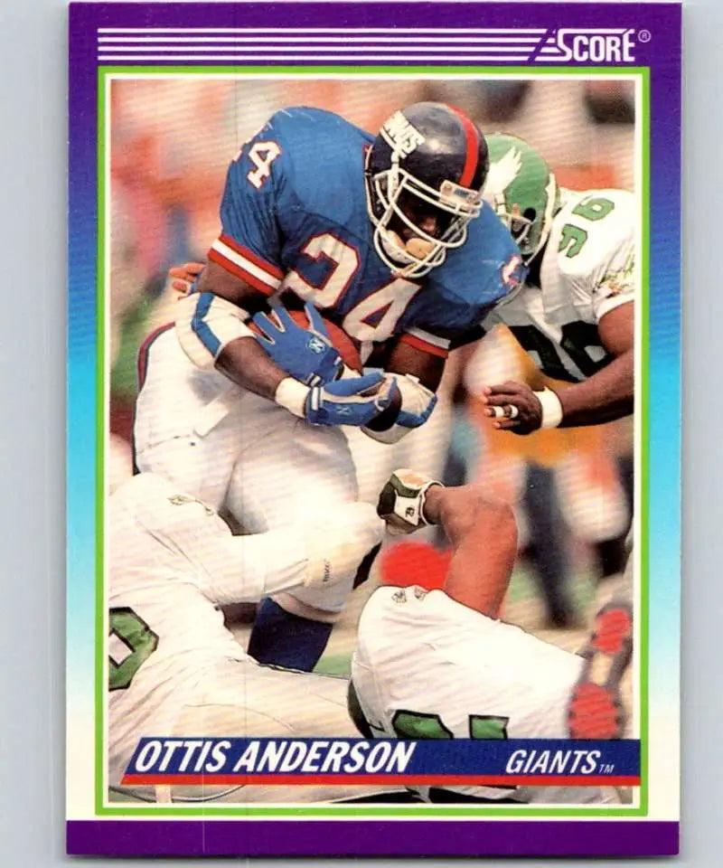 1990 Score #531 Ottis Anderson NM-MT New York Giants Football Card - Football Card Single