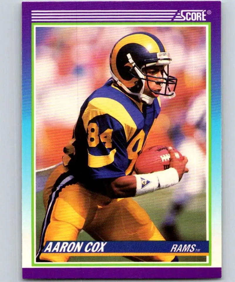 1990 Score #533 Aaron Cox NM-MT Los Angeles Rams Football Card - Football Card Single