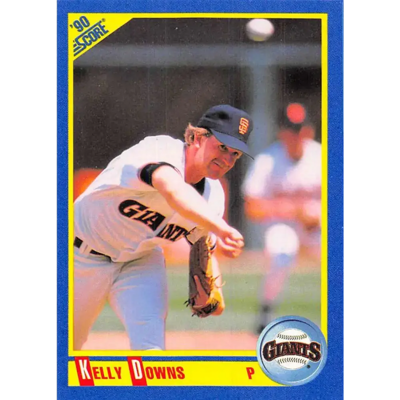 1990 Score #534 Kelly Downs NM-MT San Francisco Giants Baseball Card - Baseball Card Single