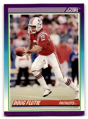 1990 Score #535 Doug Flutie New England Patriots Football Cards EX/N ID:57445 - Football Card Single