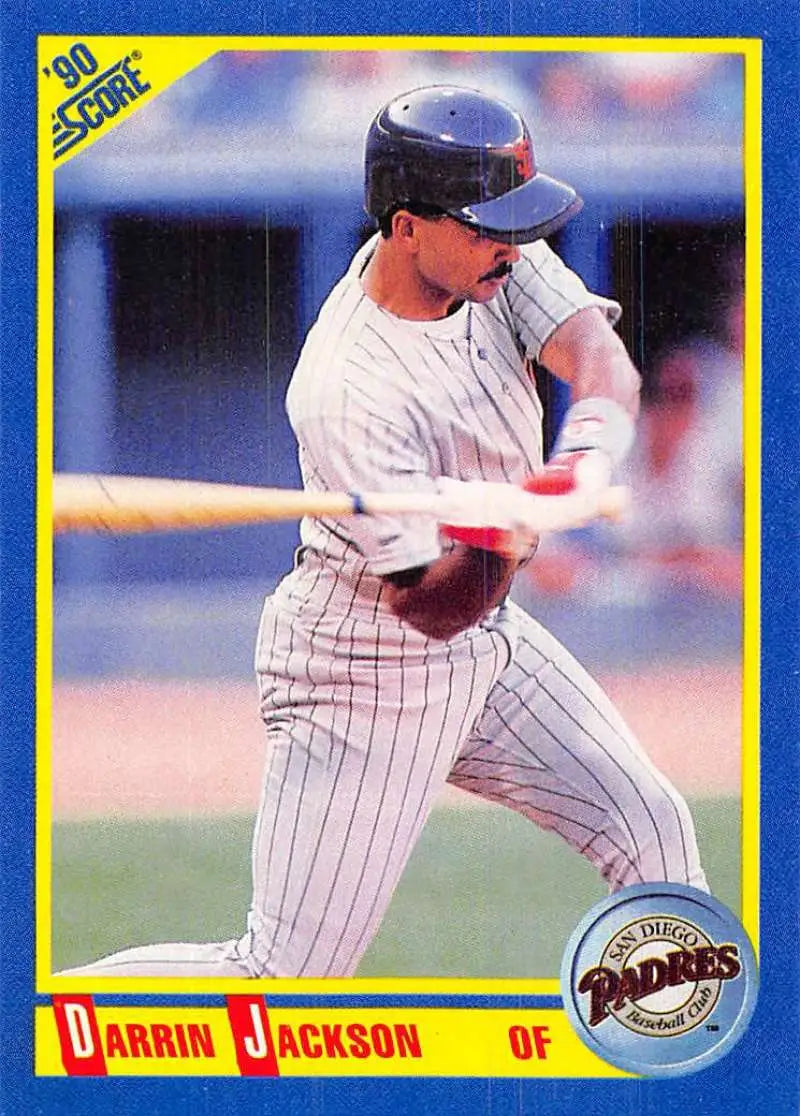 1990 Score #541 Darrin Jackson EX Excellent San Diego Padres Baseball Card - Baseball Card Single