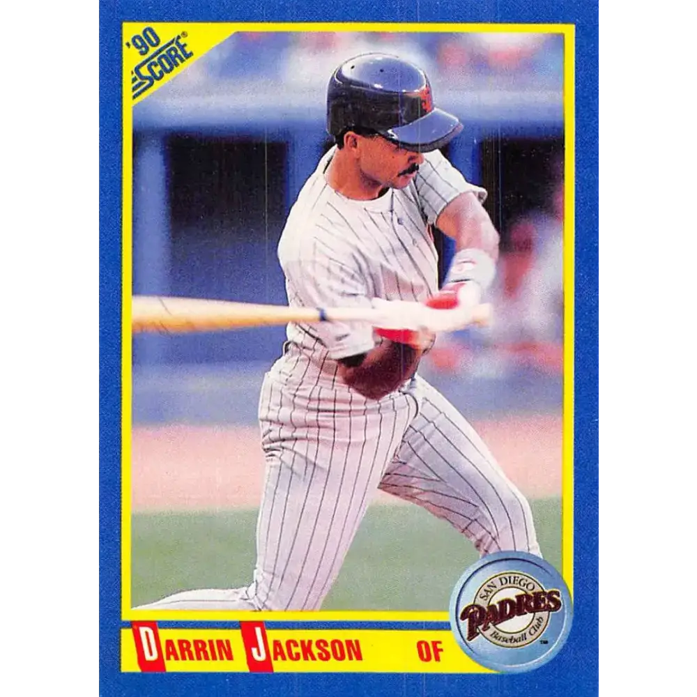 1990 Score #541 Darrin Jackson NM-MT San Diego Padres Baseball Card - Baseball Card Single