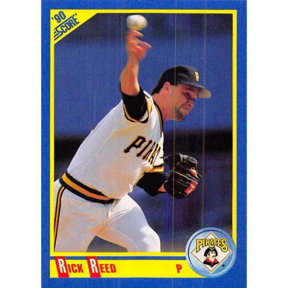 1990 Score #544 Rick Reed NM-MT RC Rookie Pittsburgh Pirates Baseball Card - Baseball Card Single