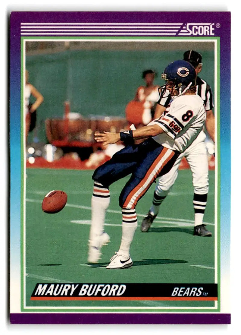 1990 Score #548 Maury Buford - Football Card Single