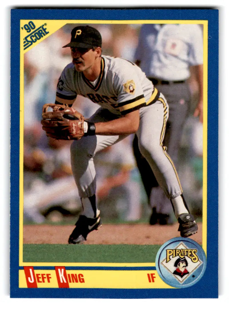 1990 Score #549 Jeff King NM-MT Pirates ID:70067 - Baseball Card Single