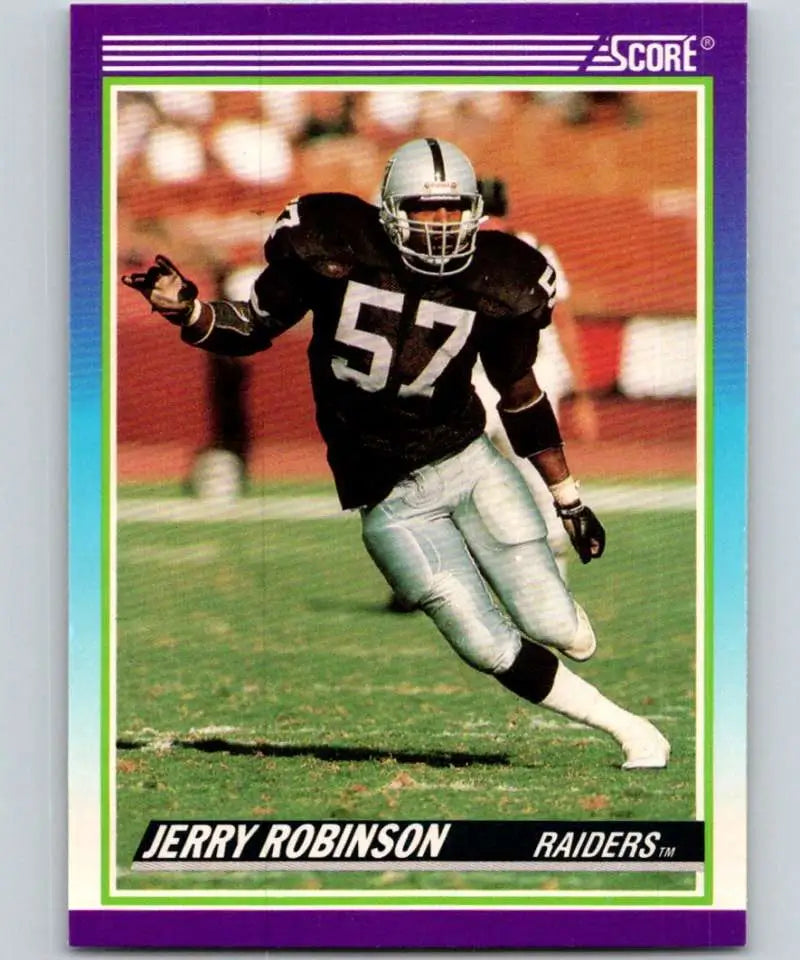 1990 Score #549 Jerry Robinson NM-MT Los Angeles Raiders Football Card - Football Card Single