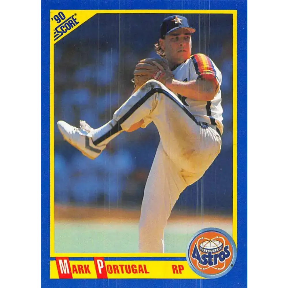 1990 Score #552 Mark Portugal NM-MT Houston Astros Baseball Card - Baseball Card Single