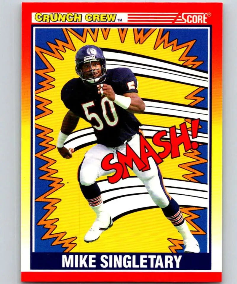 1990 Score #554 Mike Singletary NM-MT Chicago Bears Football Card - Football Card Single