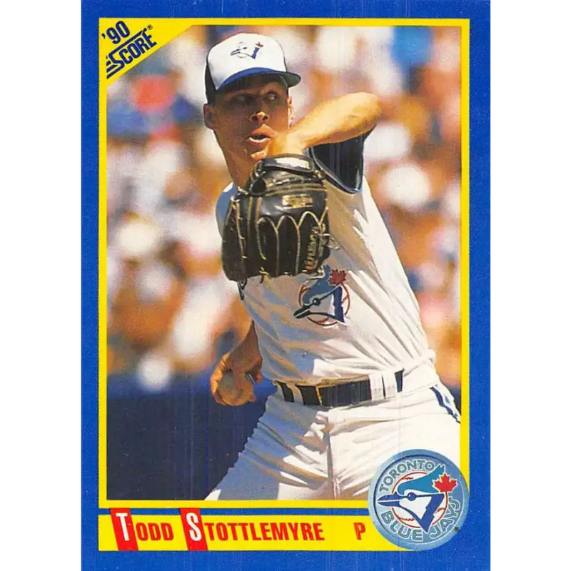 1990 Score #554 Todd Stottlemyre NM-MT Toronto Blue Jays Baseball Card - Baseball Card Single