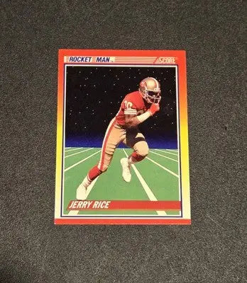 1990 Score #556 Jerry Rice - Football Card Single